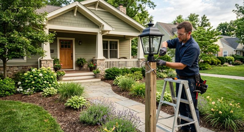 Backyard Lighting Service in Denver County, CO